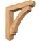 Ekena Millwork Imperial Arts and Crafts Smooth Bracket w/ Offset Brace, Western Red Cedar, 7 1/2"W x 40"D x 40"H BKT0806X40X40IMP03SWR - alternate 1